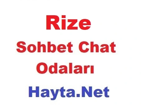 Rize Sohbet Odaları
